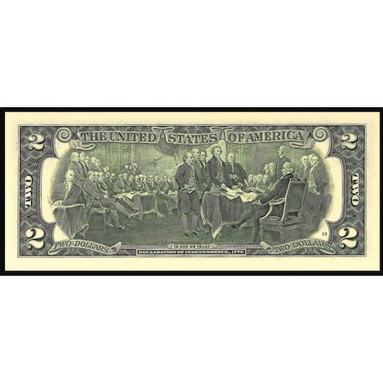 Life, Liberty And The Pursuit Of Happiness Thomas Jefferson Currency and  Coin Wall Frame